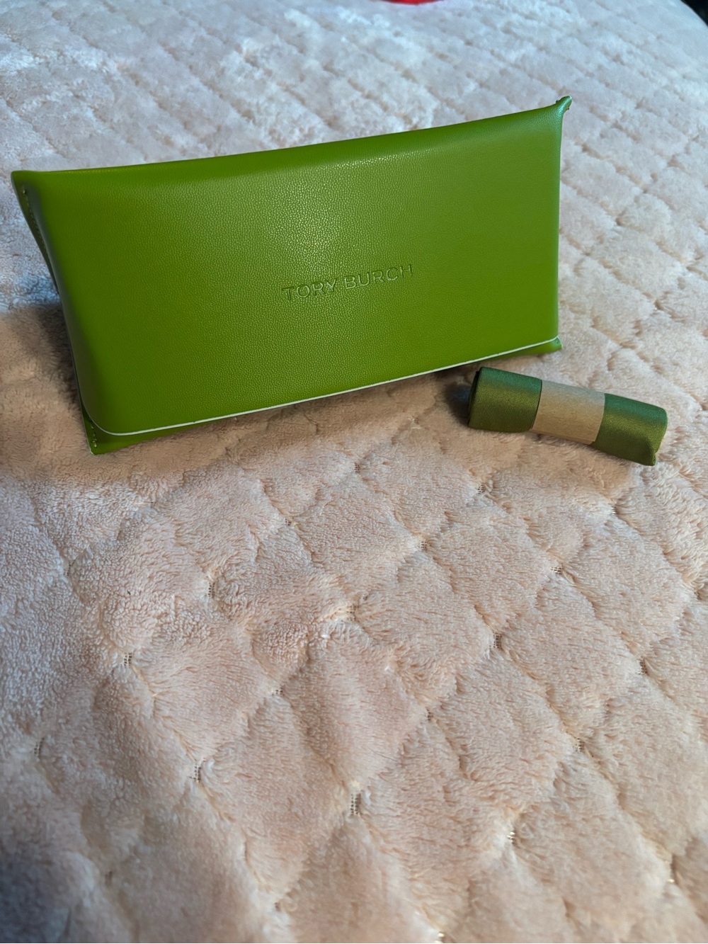 Tory Burch  Green Eyewear/Sunglasses Case